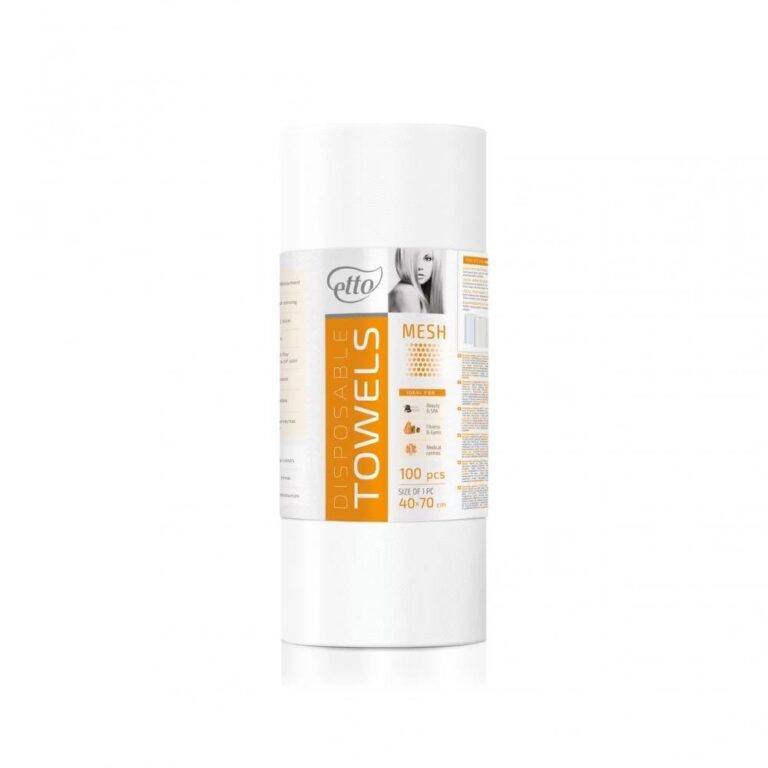 Рушники одноразові, Etto, 40см х 70см (100шт. в рулоні), сітка 50г/м2