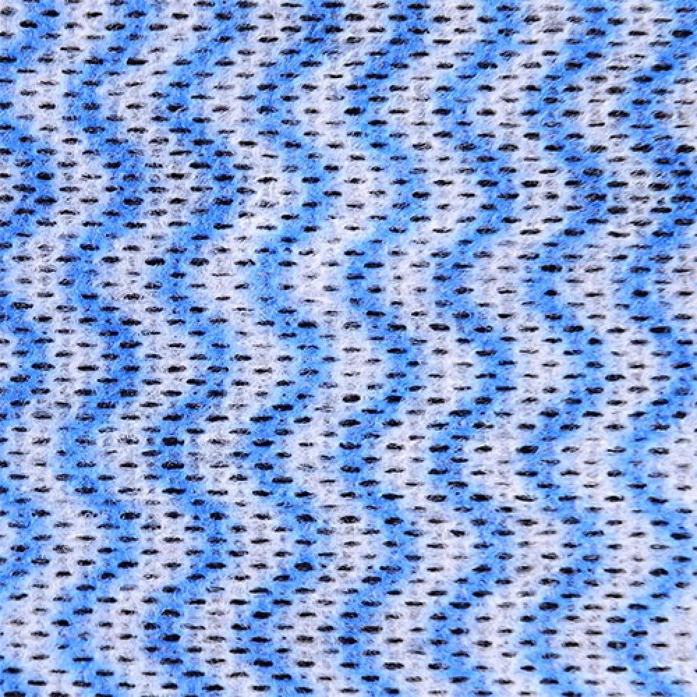 Серветки одноразові, Etto, 25см х 30см (100шт. в рулоні), блакитна хвиля