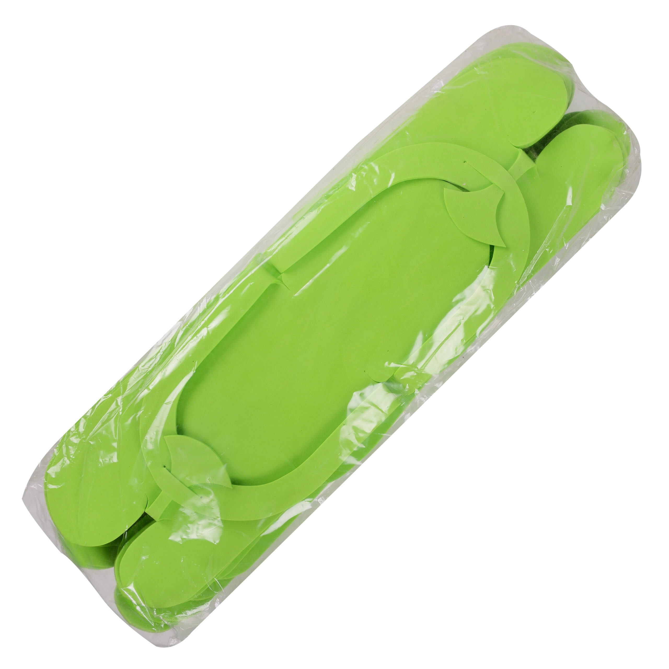 Disposable flip-flops, EVA, light-green, size 36-39 (12 pairs)