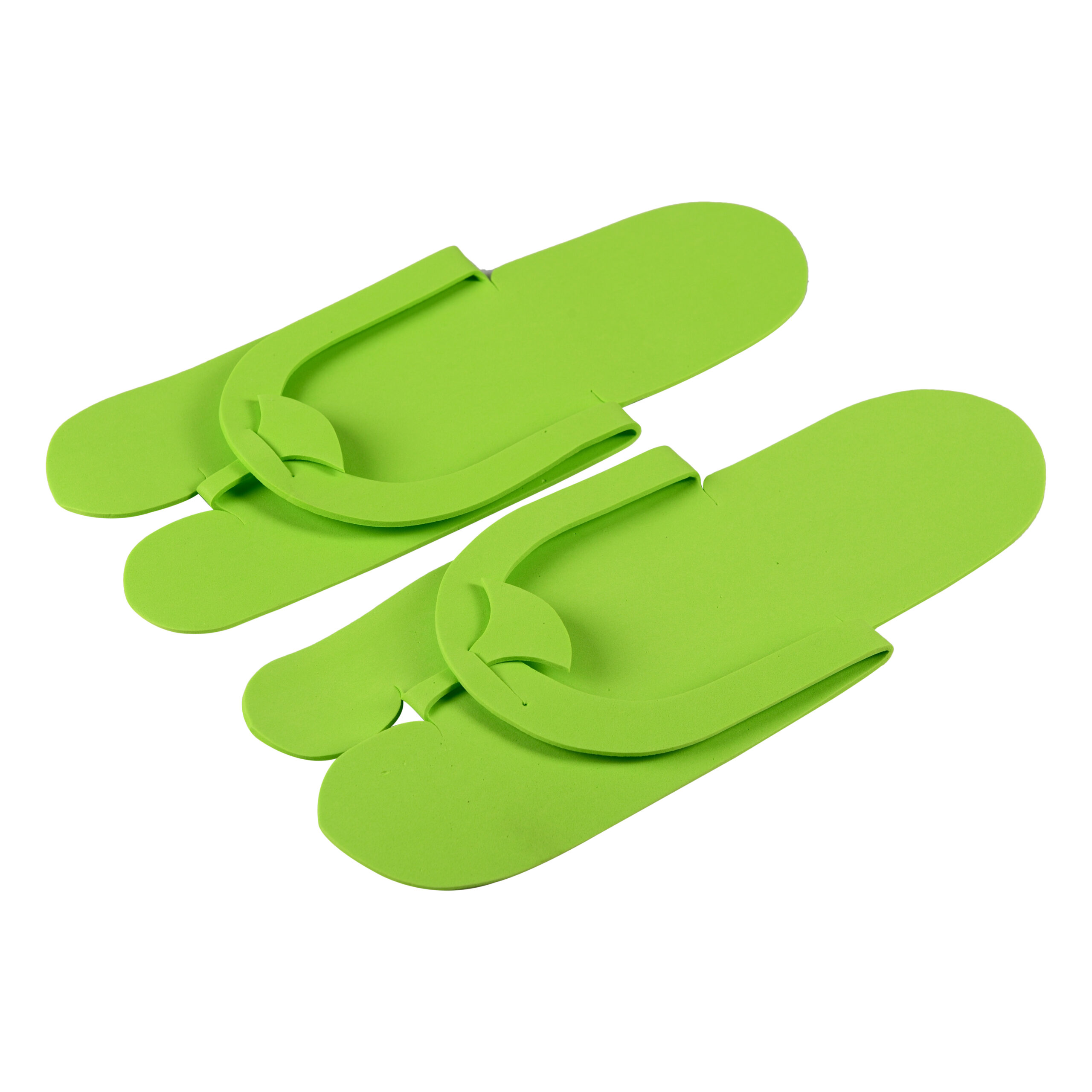 Disposable flip-flops, EVA, light-green, size 36-39 (12 pairs)