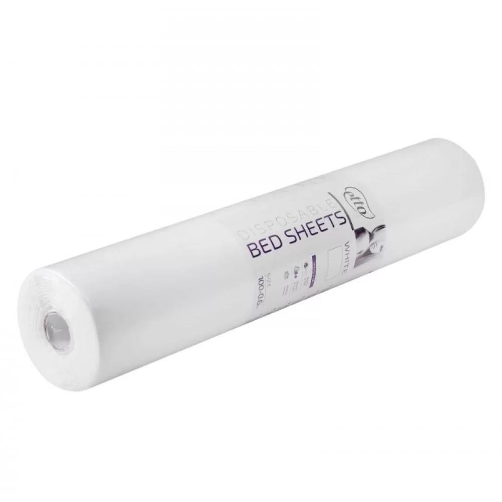 Простирадла одноразові, Etto, СМС, 0,6 м х 100м, рулон, Білий