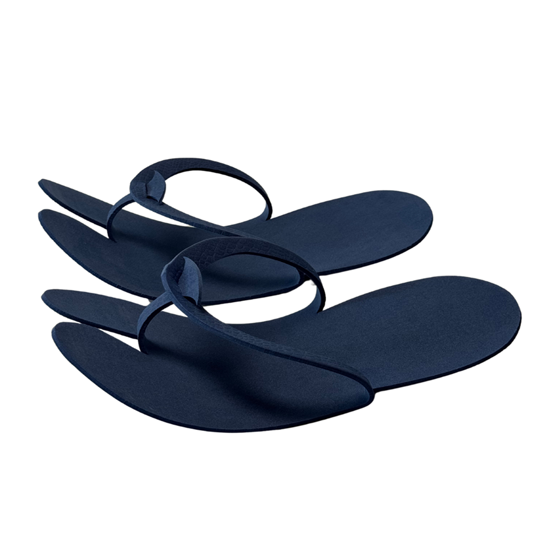 Тапочки одноразовые, вьетнамки, EVA, синие, размер 36-39 (12 пар)